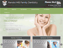 Tablet Screenshot of magicdentistry.com